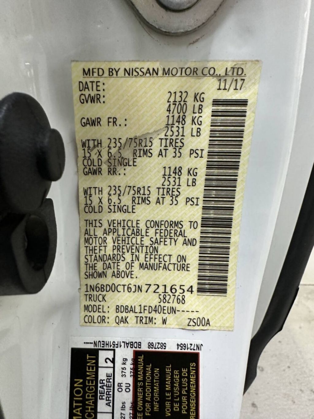 2018 Nissan Frontier