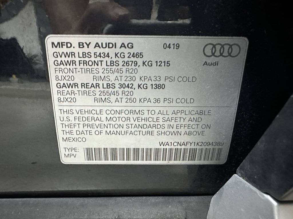 2019 Audi Q5