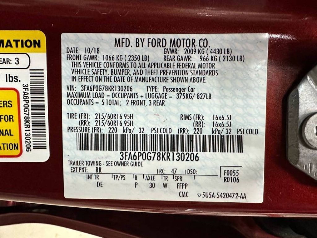 2019 Ford Fusion