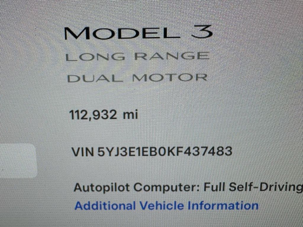 2019 Tesla Model 3