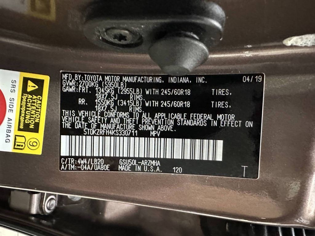 2019 Toyota Highlander