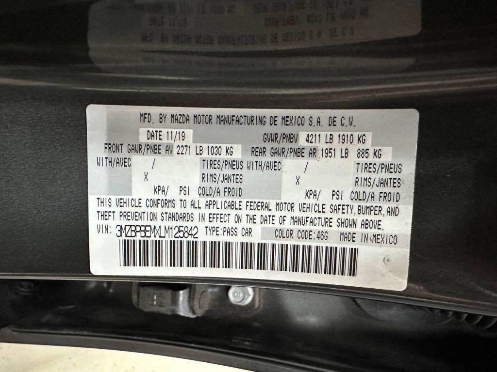 2020 Mazda Mazda3 Sedan