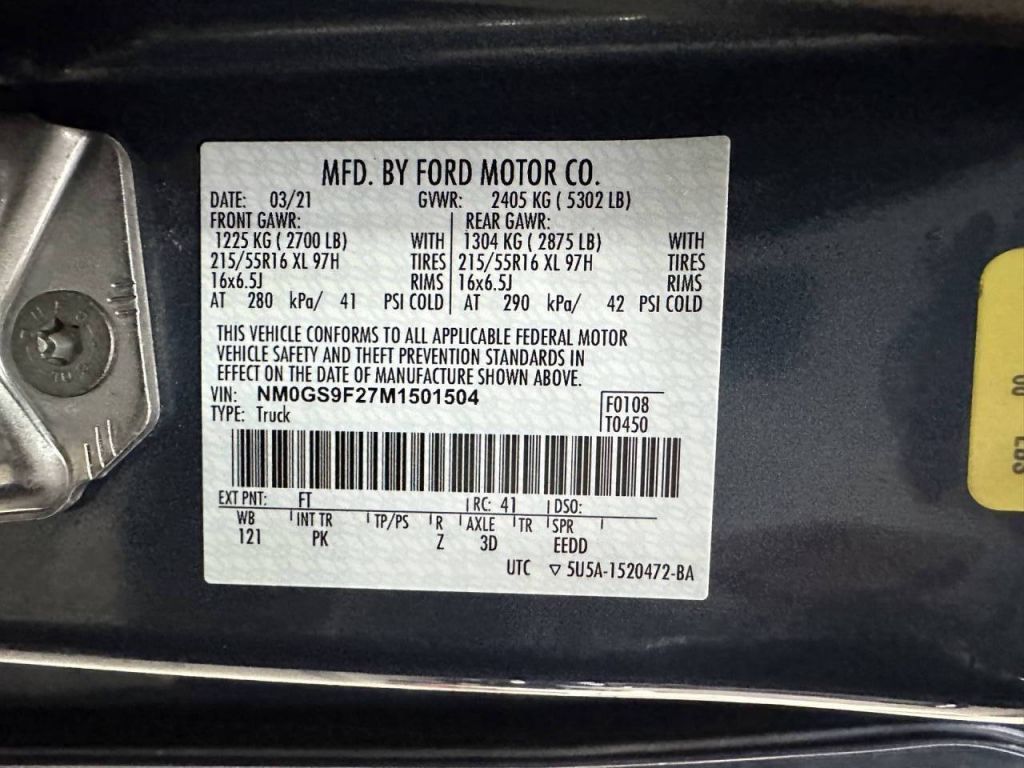 2021 Ford Transit Connect