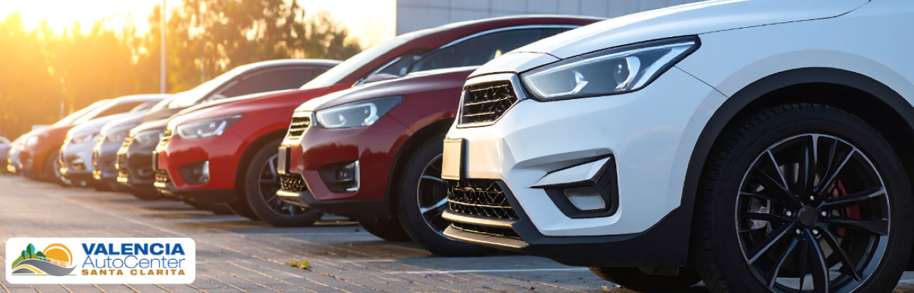 Family shopping for a budget-friendly SUV in Santa Clarita, exploring reliable pre-owned options on display.