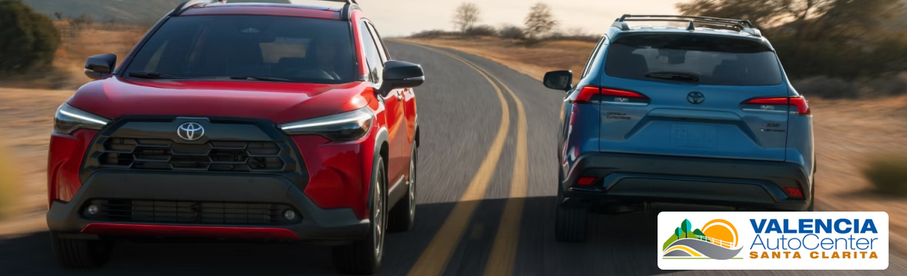 Wide selection of new Toyota cars and SUVs at Valencia Auto Center in Santa Clarita.