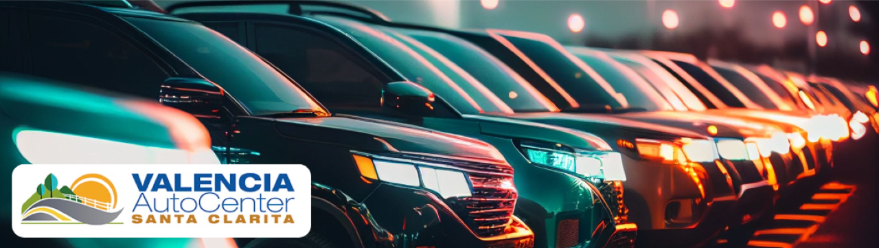 SUVs lined up at Valencia Auto Center