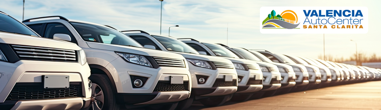 Vehicles at Valencia Auto Center ready to be sold to their new owners.