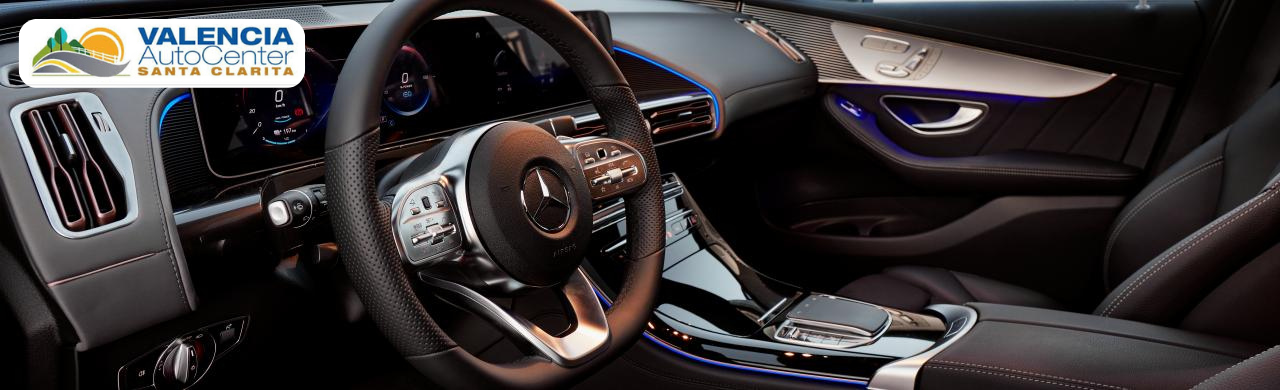 Mercedes electric vehicles at Valencia Auto Center, Santa Clarita