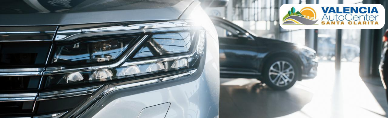 Customer exploring new and used cars at Valencia Auto Center in Santa Clarita