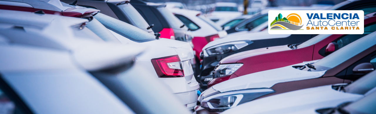 Aerial view of Santa Clarita car dealerships located within one mile of the Valencia Auto Center