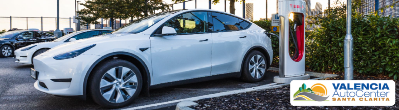 Interior shot of a 2023 electric vehicle, highlighting cutting-edge infotainment and comfort features.