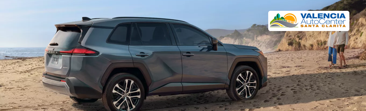 Used Toyota RAV4 Hybrid parked at Valencia Auto Center in Santa Clarita Valley