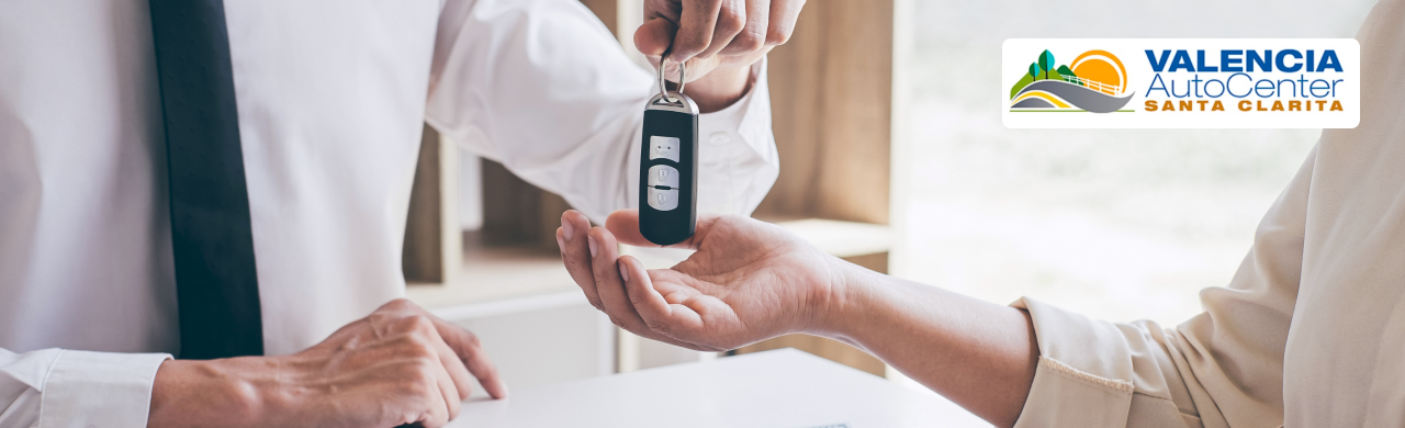 Financing experts helping customers at Valencia Auto Center in Santa Clarita.