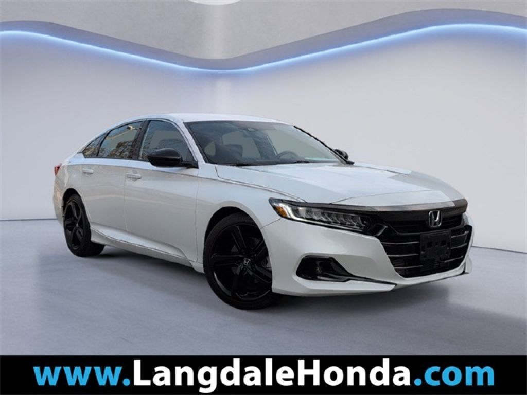 2022 Honda Accord Sedan EX-L 1.5T CVT, H18825A, Photo 1