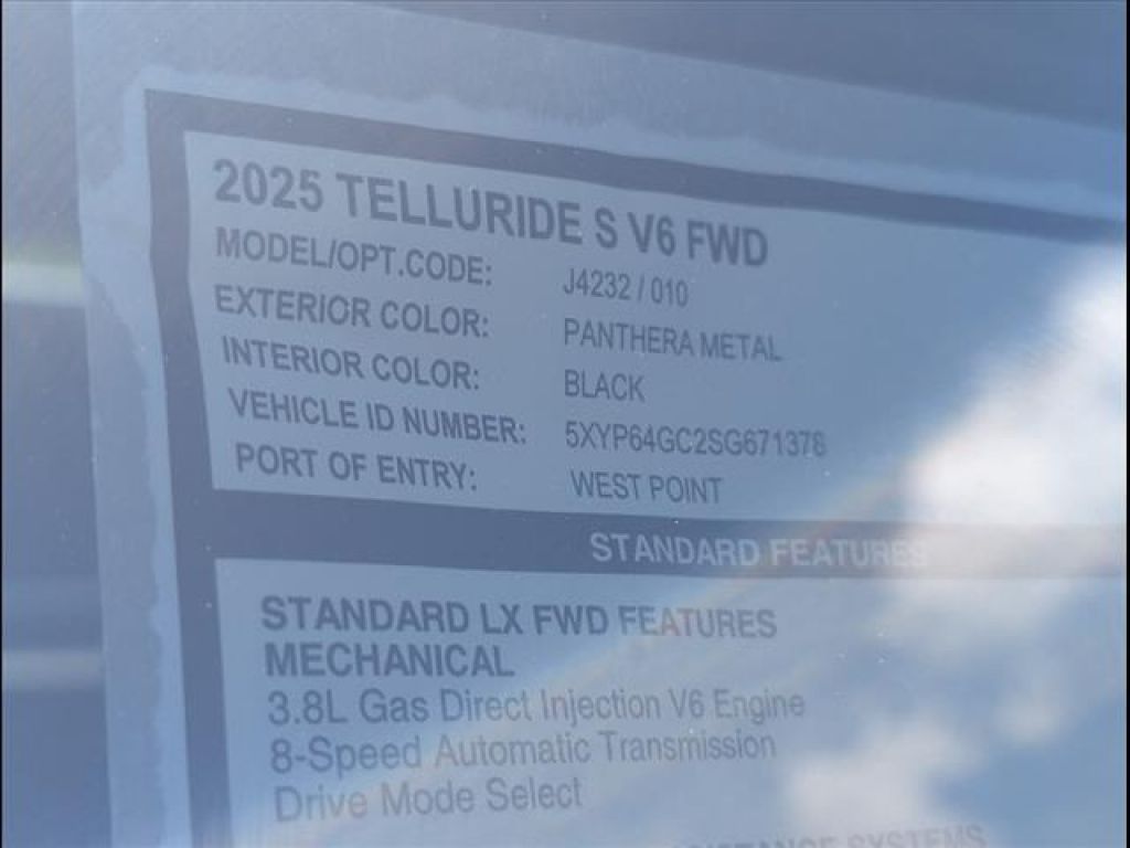 2025 Kia Telluride S FWD, K670277, Photo 1