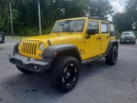 Used, 2008 Jeep Wrangler Unlimi Unlimited X, Yellow, 542678P2-1