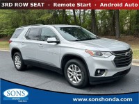 Used, 2021 Chevrolet Traverse LT, Silver, P4853-1