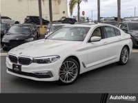 Used, 2018 BMW 5 Series 540i Sedan, White, JWA96582-1