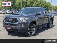 Used, 2019 Toyota Tacoma TRD Sport Double Cab 5' Bed V6 AT, Gray, KM114171-1