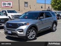 Used, 2021 Ford Explorer XLT RWD, Silver, MGC19239-1