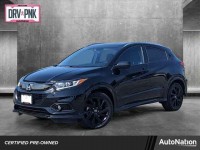 Certified, 2021 Honda HR-V Sport 2WD CVT, Black, MM724845-1