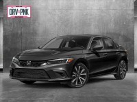 New, 2024 Honda Civic Hatchback EX-L CVT, Black, RE023602-1