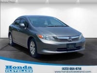 Used, 2012 Honda Civic Sdn 4-door Auto LX, Gray, T074055-1