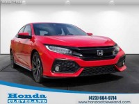 Certified, 2018 Honda Civic Hatchback Sport Touring CVT, Red, T235358-1