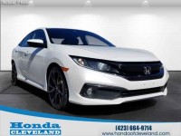 Certified, 2019 Honda Civic Sedan Sport CVT, White, T212034-1