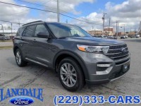 New, 2023 Ford Explorer XLT RWD, Gray, EP23000-1