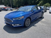 Used, 2017 Ford Fusion SE, Blue, 346339-1