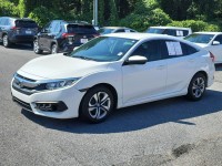 Used, 2017 Honda Civic LX, White, 010114-1