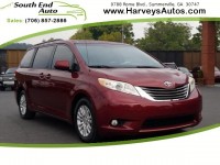 Used, 2014 Toyota Sienna XLE 7-Passenger Auto Access Seat, Red, 413597-1