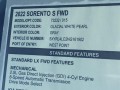 2022 Kia Sorento S FWD, 22K0903, Photo 13