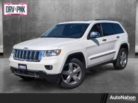 Used, 2011 Jeep Grand Cherokee 4WD 4-door Overland, White, BC608303-1
