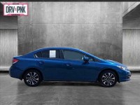 Used, 2014 Honda Civic Sedan 4-door CVT EX, Blue, EE225603-1