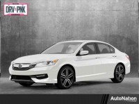 Used, 2016 Honda Accord Sedan 4-door I4 CVT Sport, White, GA120488-1
