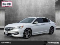 Used, 2016 Honda Accord Sedan 4-door I4 CVT Sport, White, GA158513-1