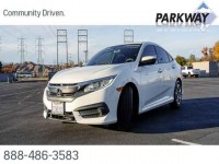 Used, 2016 Honda Civic 4-door CVT LX, White, 123614-1
