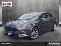 Used, 2017 Ford Fusion Platinum, Gray, HR163552-1