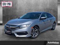 Used, 2017 Honda Civic Sedan EX CVT, Silver, HE204837-1