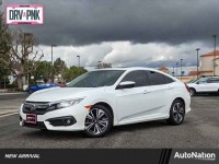 Used, 2017 Honda Civic Sedan EX-L CVT w/Navigation, White, HH656808-1