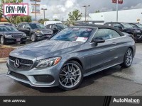 Used, 2017 Mercedes-benz C-class AMG C 43 4MATIC Cabriolet, Gray, HF572081-1