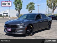 Used, 2018 Dodge Charger SXT Plus RWD, Gray, JH207323-1