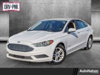 Used, 2018 Ford Fusion SE FWD, White, JR143284-1