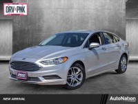 Used, 2018 Ford Fusion SE FWD, Silver, JR262943-1