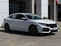 Used, 2018 Honda Civic Hatchback EX CVT, White, JU409508T-1