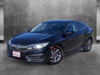 Used, 2018 Honda Civic Sedan EX CVT, Black, JH504258-1