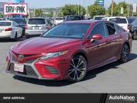 Used, 2018 Toyota Camry SE Auto, Red, JU678656-1