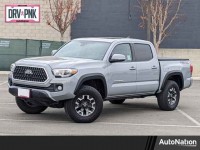Used, 2018 Toyota Tacoma TRD Off Road Double Cab 5' Bed V6 4x2 AT, Gray, JM054590-1